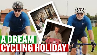 A DREAM CYCLING HOLIDAY in ITALY on Italian steel road bikes the BATTAGLIN Experience [upl. by Gader]