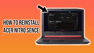 How To Reinstall Acer Nitro Sence [upl. by Ahsauqram]