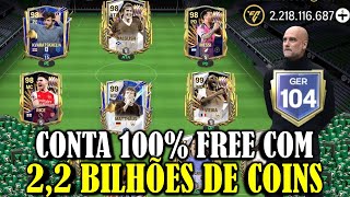 CONTA DO ZERO RUMO AO GER 104  22 BILHÕES DE COINS E 40 MASCHERANOS TOTALMENTE FREE  FC MOBILE 24 [upl. by Aihseyn]