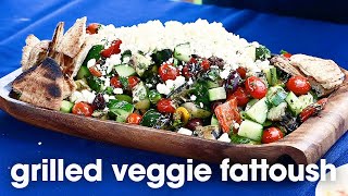 Grilled Fattoush Salad Recipe [upl. by Trueman]