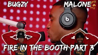 AMERICAN RAPPER REACTS TO  Bugzy Malone pt3  Fire in the Booth 🇬🇧 REACTION [upl. by Press797]