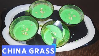 China Grass Recipe Dessert Recipe  Milk Pudding  how to make China grass  Rakshabandhan Sweets [upl. by Ruyle]