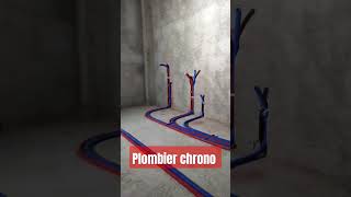 Installation plomberie chauffage central avec plombier chrono اعمال التدفئة المركزية و الترصيص [upl. by Warfourd]