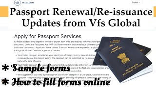 Passport RenewalReissuance Updates  FAQ  Sample Forms [upl. by Goodrow701]