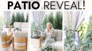 SMALL PATIO MAKEOVER  OUTDOOR DECORATING [upl. by Yvette932]