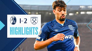 SC Freiburg 12 West Ham  RecordBreaking Victory At Freiburg  UEFA Europa League Highlights [upl. by Ajnos]