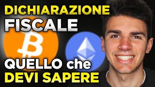 Dichiarazione Fiscale delle Criptovalute [upl. by Nosnek]