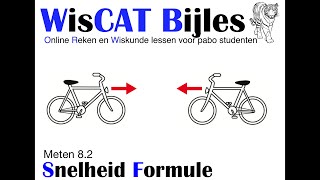 Snelheid Formule  WisCAT Werkboek  Meten 82 [upl. by Dempsey18]