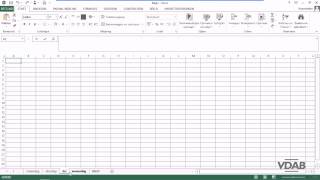 Excel 201344Werken met werkbladen [upl. by Carlick]