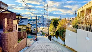 【4K】Modern Japanese Neighborhood  Beautiful Sunset Walking Tour Chikusa Ward Nagoya [upl. by Aleakim]