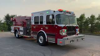 2020 Spartan Pumper Fire Truck For Sale [upl. by Wallford571]