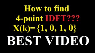 4 point IDFT Example 3 [upl. by Lutim]