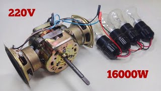 How to make free energy generator 16000W Powerful electric speaker Magnet 220V Energy idea [upl. by Eberhart]