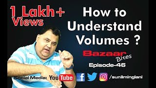 How to Understand Volumes  stock market Hindi video Episode46  Sunil Minglani [upl. by Akired246]