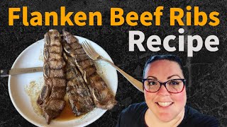 Flanken Beef Short Ribs  Carnivore  Keto Recipe [upl. by Hun]