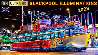 Blackpool Illuminations 2023 A Light Spectacle 8K25 [upl. by Chelsea]