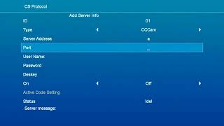 How to configure the CCcam clines to GT Media Free Sat V8 NOVA TV Box [upl. by Edylc]