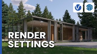 Render settings in VRay for SketchUp explained [upl. by Onitnatsnoc]