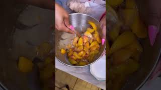 Easy Southern Peach Cobbler Recipe 🍑🥧 [upl. by Siberson]