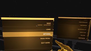 Half Life Alyx Settings Menu [upl. by Aissak392]