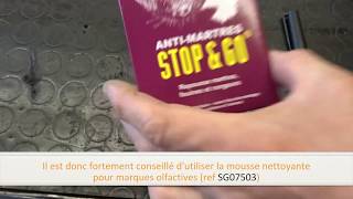 Bloc odorant antimartres et rongeurs STOP amp GO 60 g disponible sur Norautofr [upl. by Weisberg383]