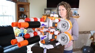 Nerf War  Upgraded Smasher Blaster [upl. by Carrelli771]