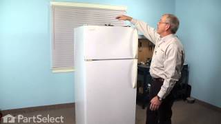 Refrigerator Repair  Replacing the Light Bulb Frigidaire Part  5303013071 [upl. by Babs20]