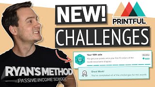 NEW Printful Challenges  Perks 🔥 Do You Like Free Money [upl. by Lorilee]