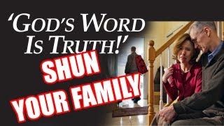 Shocking Jehovahs Witness convention talk telling parents to shun children [upl. by Malena673]