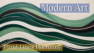 Fluid Lines Harmony  4k  No Sound [upl. by Enenej623]