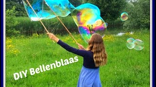 DIY Bellenblaas voor MEGA GROTE XXL bellen Aanrader [upl. by Nylg]