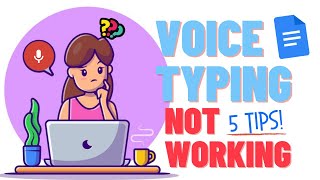 How to Fix Voice Typing Not Working in Google Docs  5 TIPS [upl. by Annoled827]