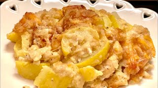 How To Make Squash Casserole [upl. by Suirauqram526]