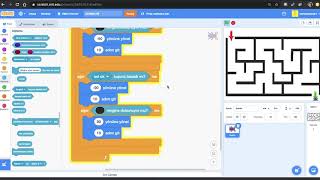 Labirent Oyunu Nasıl Yapılır  Scratch ile Oyun Kodla  Cansu Yalçıner [upl. by Rayle]