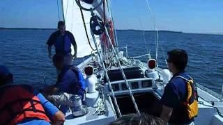 Test sail of the last Navy 44 MkII  US Naval Academy [upl. by Perpetua]