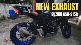 New exhaust  Proliner TR1R Neo  Suzuki GSX 150 [upl. by Styles]