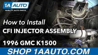 How to Install Replace CFI Injector Assembly 8898 GMC K1500 V8 57L [upl. by Flieger]