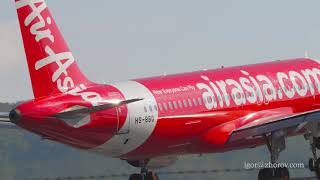 Airbus A320 Thai AirAsia landing [upl. by Nugent]