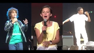 Stranger Things Cast Singing [upl. by Johnsten]