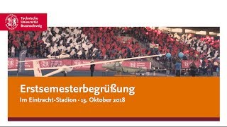 TU Braunschweig begrüßt neue Studierende im EintrachtStadion [upl. by Knutson]