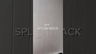 DIY Tile Splashback in 35 seconds tiles splashback tiler [upl. by Giralda]