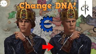 How to quickly change character DNA in Crusader Kings 3  Ironman Compatible  Copy and Pasting DNA [upl. by Weide]