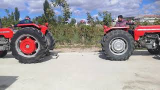 Massey Ferguson 165 vs Massey Ferguson 188 traktör çekişmesi traktör çekişmelerinin hileleri [upl. by Shwalb]