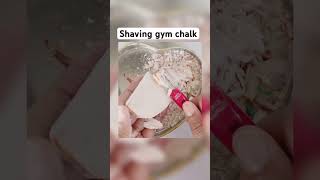 gymchalkshaving chalkasmr like andsubscribe satisfying gymchalk made at home [upl. by Noy]