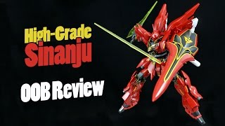 750 HGUC Sinanju OOB Review [upl. by Aihsenad]