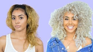 How to Bleach Hair  Curly Hair APPROVED [upl. by Kooima]