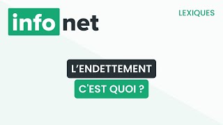 Lendettement cest quoi  définition aide lexique tuto explication [upl. by Tudela]