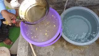 Gandhak Qaim Karne Ka Tarika Tanbe Ko Tezabi Karegi I Make Sulfur For Copper Like Gold Silver Part2 [upl. by Hurlow]