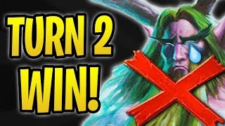 How to WIN on TURN 2  AntiCombo Warlock vs Druids  The Boomsday Project  Hearthstone [upl. by Mulloy]