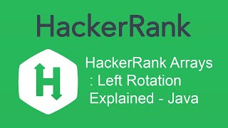 HackerRank Arrays  Left Rotation Explained  Java [upl. by Kavanaugh]